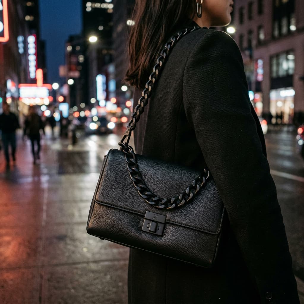 Obsidian Chain Purse